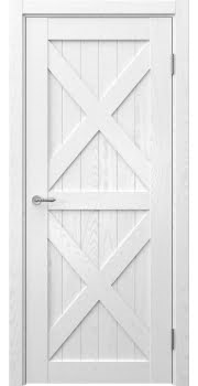 Межкомнатная дверь, Vetus Loft 8.2 (шпон ясень белый)