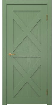 Дверь Vetus Loft 8.2 (эмаль RAL 6011 по шпону ясеня)
