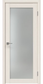 Межкомнатная дверь Vilis 00 экошпон лиственница беленая, матовое стекло — 2