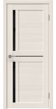 Дверь межкомнатная, Vilis 13 (экошпон лиственница беленая, со стеклом)