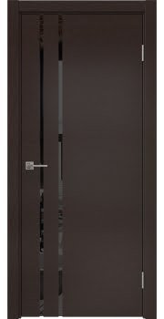 Межкомнатная дверь Vitrum 1.4 шпон венге, триплекс черный — 686