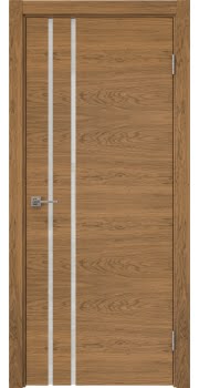 Межкомнатная дверь Vitrum 1.4 шпон дуб шервуд, триплекс белый — 0691