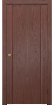 Межкомнатная дверь Vitrum 2.1 шпон красное дерево, глухая — 0713