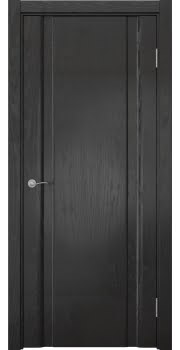 Дверь межкомнатная, Vitrum 2.2 (шпон ясень черный)