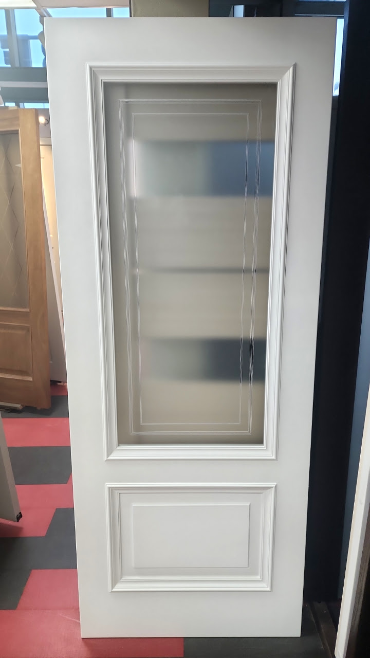 Белая эмалированная дверь