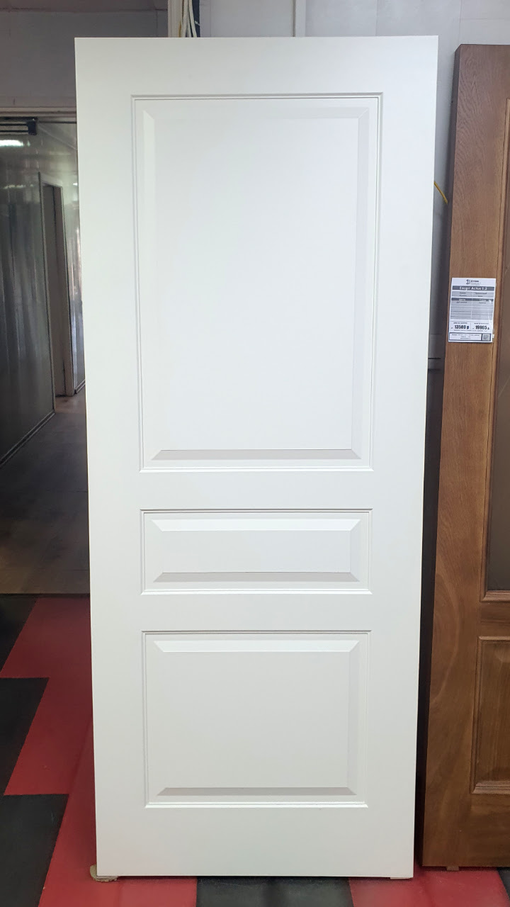 Белая эмалированная дверь